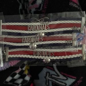 Cardinals baseball bracelet